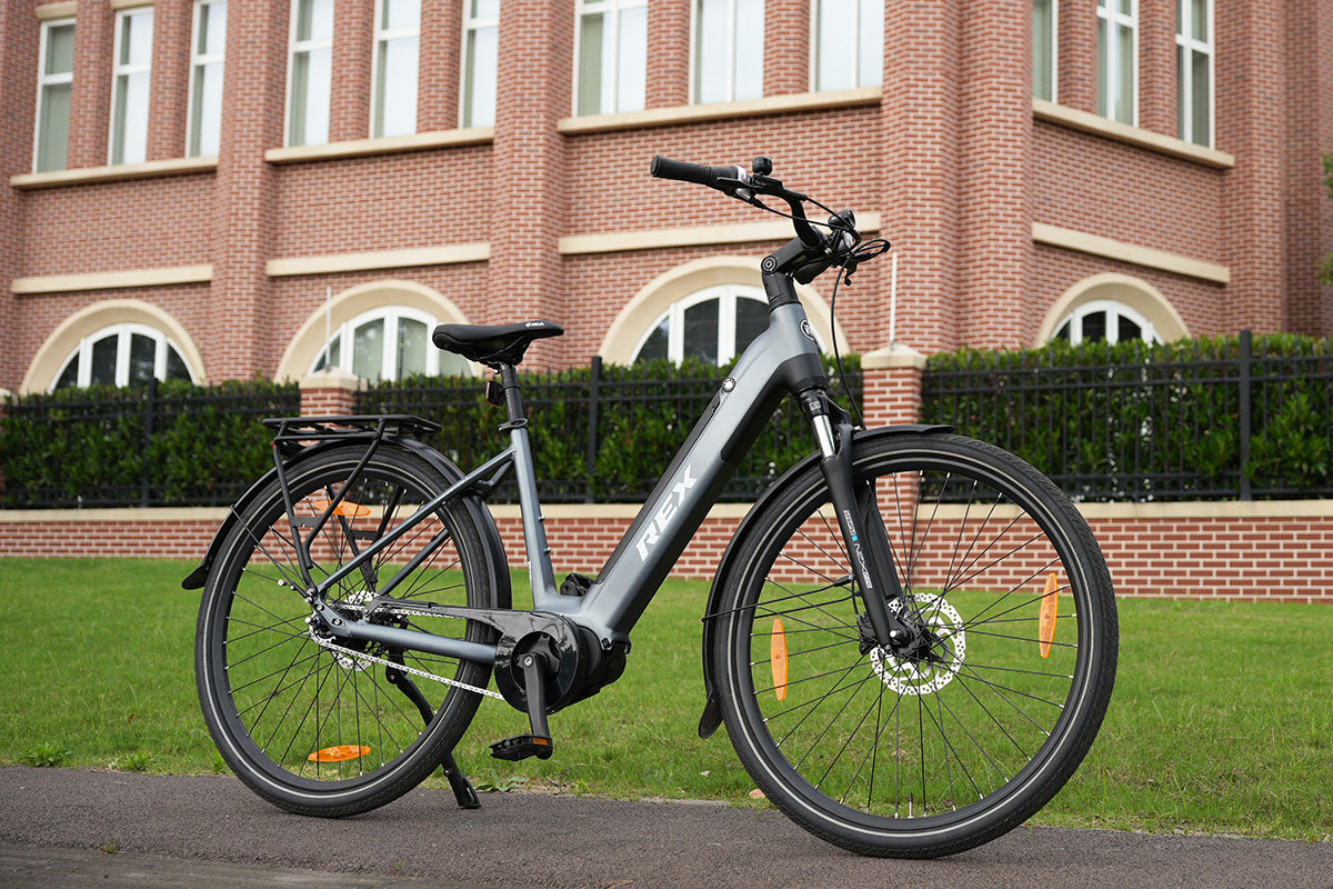 REX Commuter+ Cityrad E-Bike 28 Zoll, Mittelmotor, Pedelec Damen & Herren