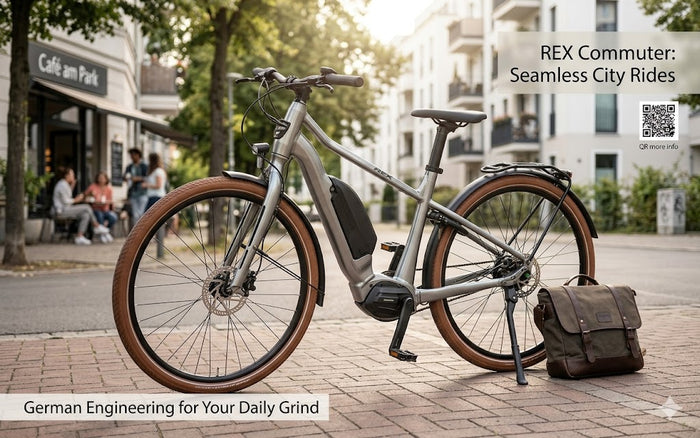 Das Rex Commuter S Cityrad E-Bike: Ihr perfekter Begleiter für urbane Mobilität