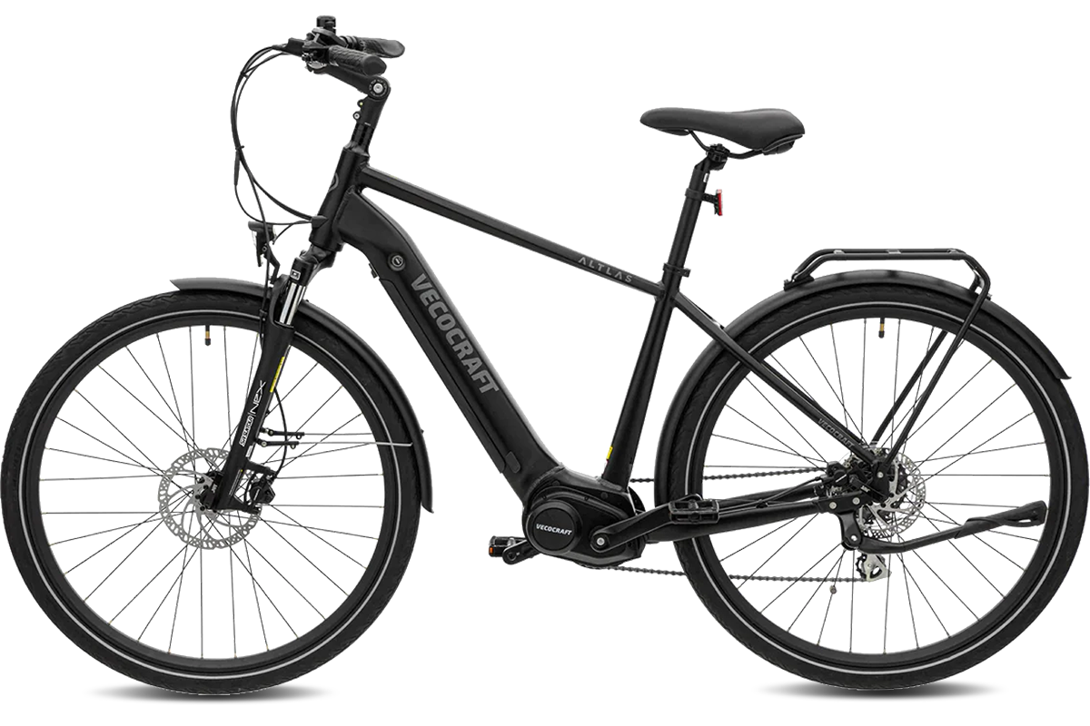 Vecocraft E-Trekking Bike ATLAS 28''，mit 100Nm mit Mittelmotor