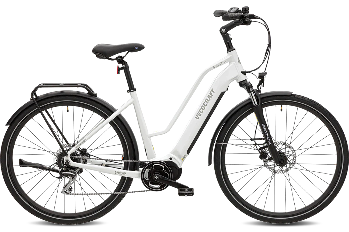 Vecocraft E-Trekking Bike AURA 28''，mit 100Nm mit Mittelmotor