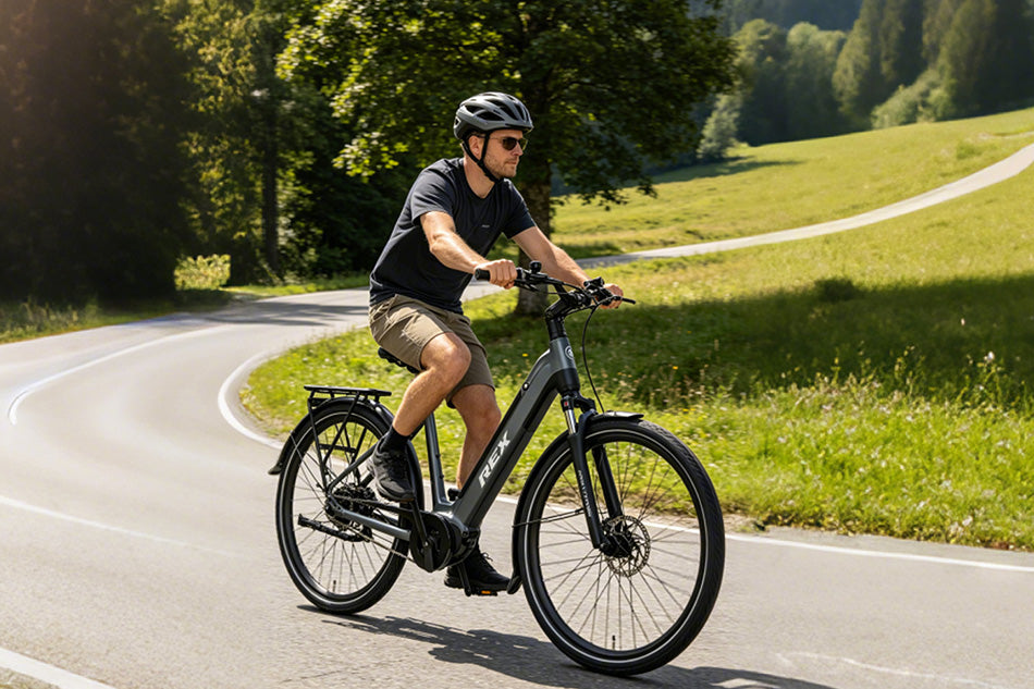 REX Commuter+ Cityrad E-Bike 28 Zoll, Mittelmotor, Pedelec Damen & Herren